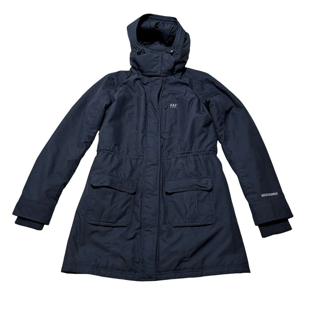 Abercrombie & Fitch Women's All Season Weather Warrior Parka Jacket Size L 21x33